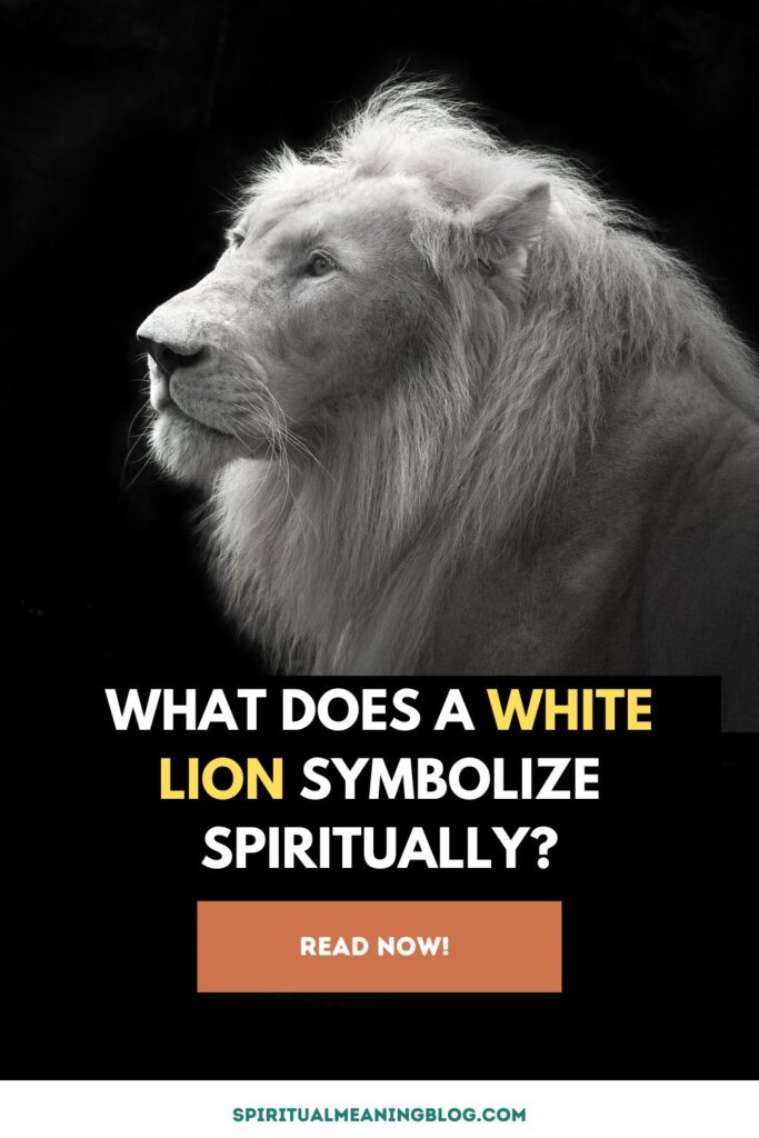 What Does a White Lion Symbolize Spiritually?