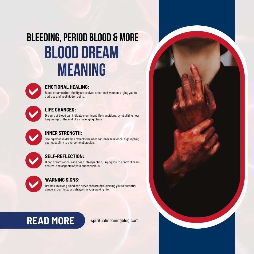 Blood Dream Meaning: Bleeding, Period Blood & More