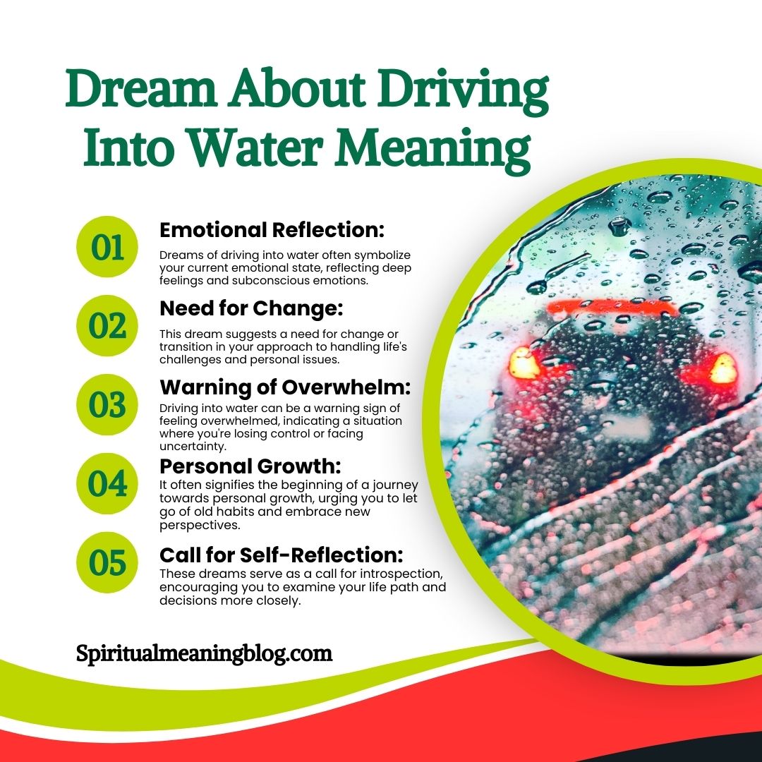 Dream About Driving Into Water Meaning